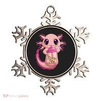 Axolotl Kawaii Anime Boba Tea Ornament thumb 0