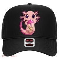 Axolotl Kawaii Anime Boba Tea Hat thumb 0