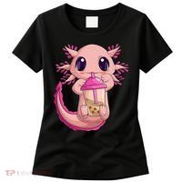 Axolotl Kawaii Anime Boba Tea Women's T-Shirt thumb 0