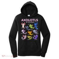 Axolotl Kawaii Axolotls Of The World Axolotl Animals Women's Hoodie thumb 0