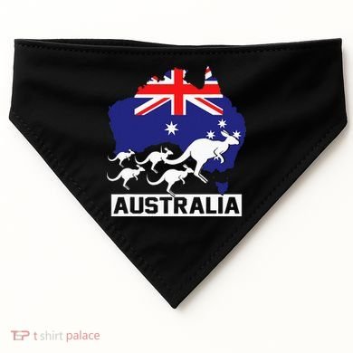 Australia Kangaroo USA-Made Doggie Bandana
