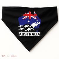 Australia Kangaroo USA-Made Doggie Bandana thumb 0