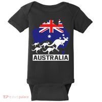 Australia Kangaroo Baby Bodysuit thumb 0
