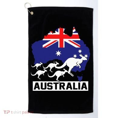 Australia Kangaroo Golf Towel