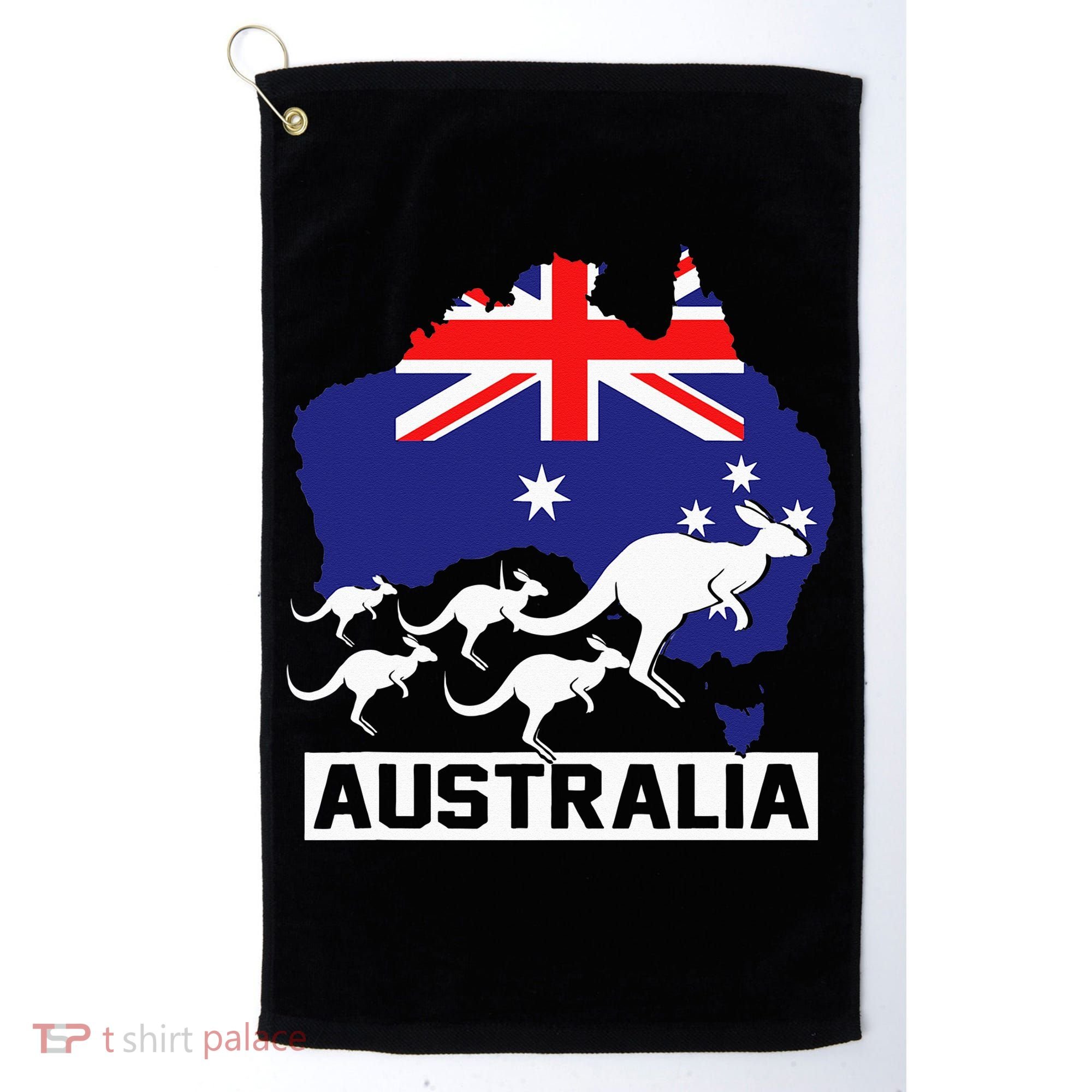 Australia Kangaroo Golf Towel