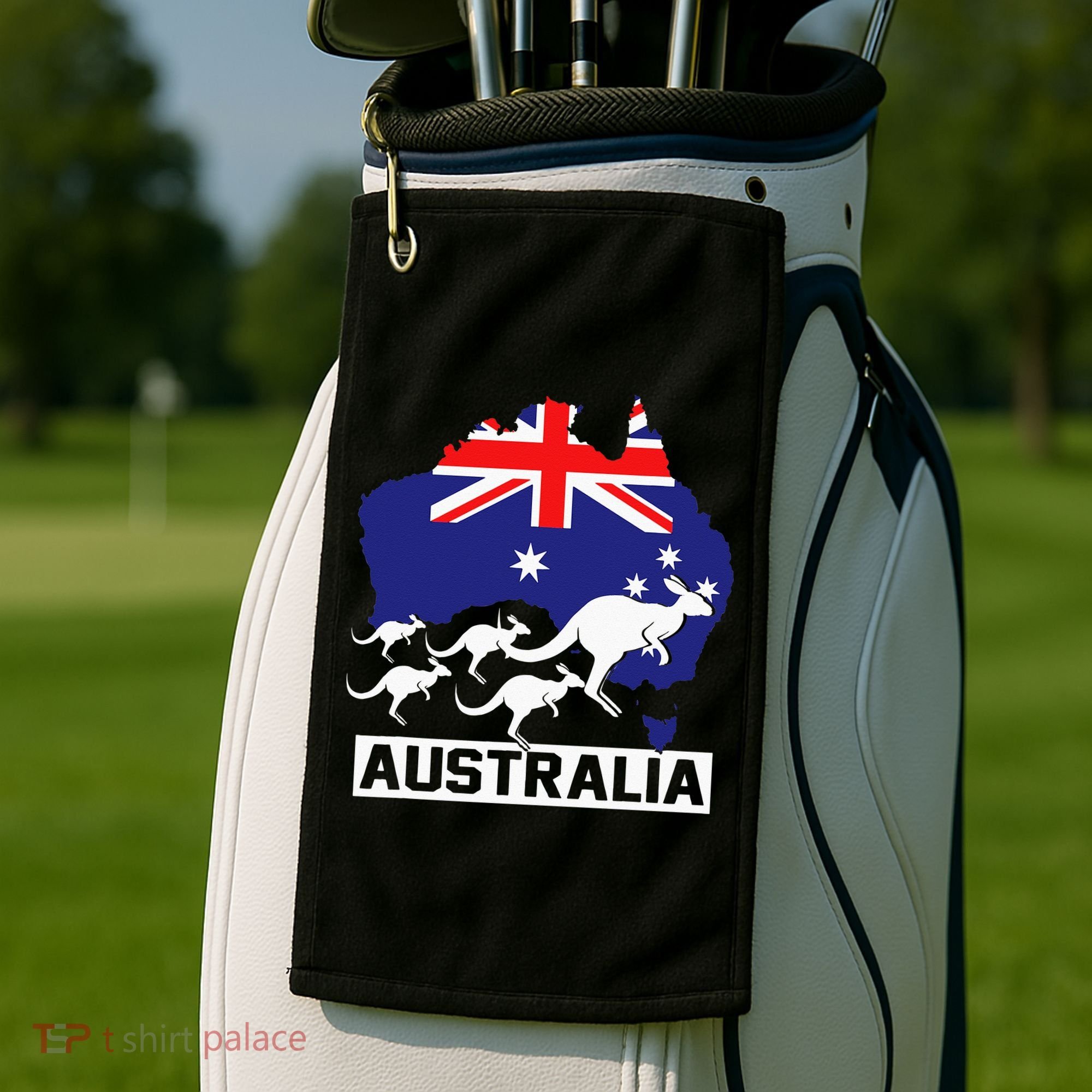 Australia Kangaroo Golf Towel