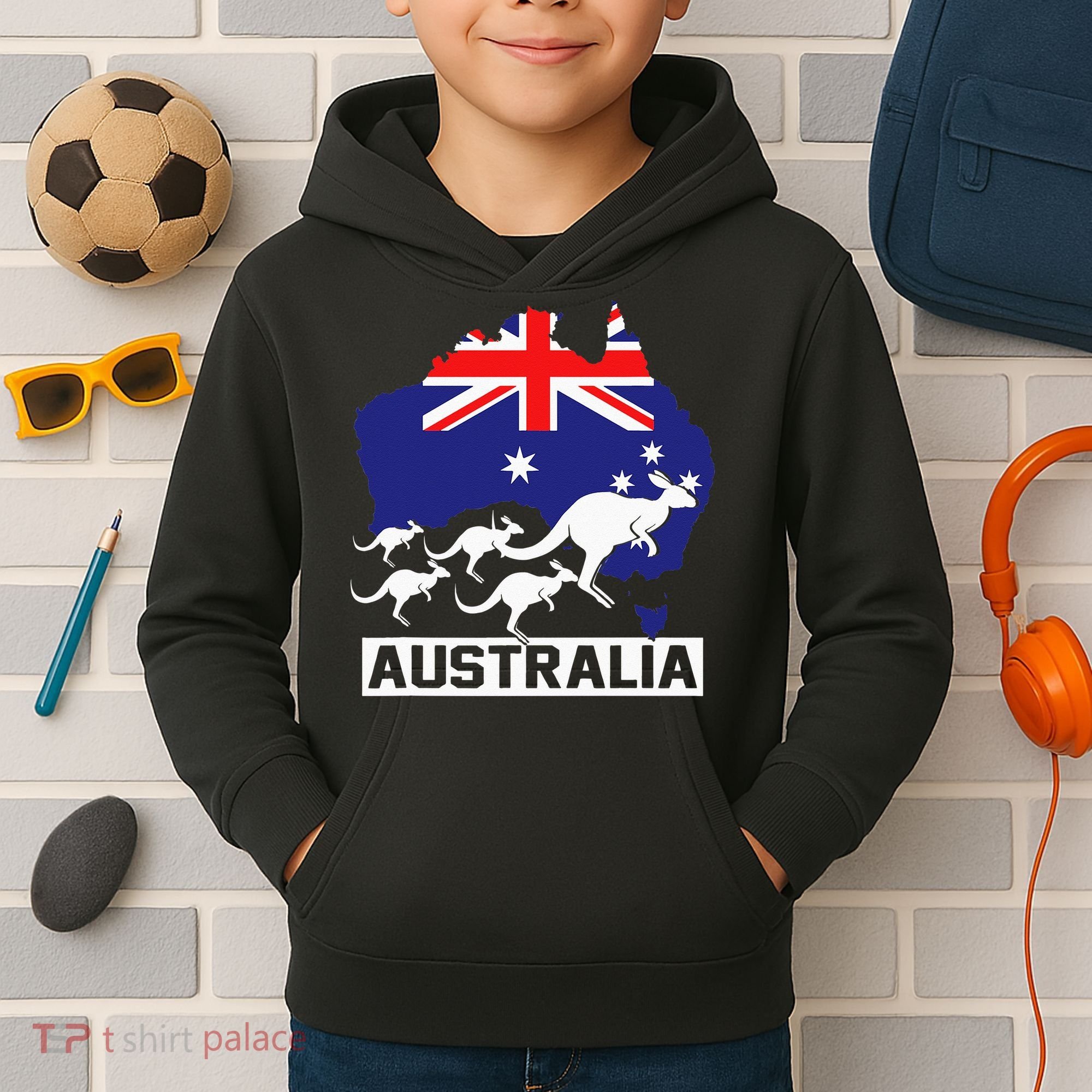 Australia Kangaroo Kids Hoodie