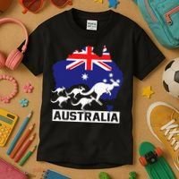 Australia Kangaroo Kids T-Shirt thumb 3