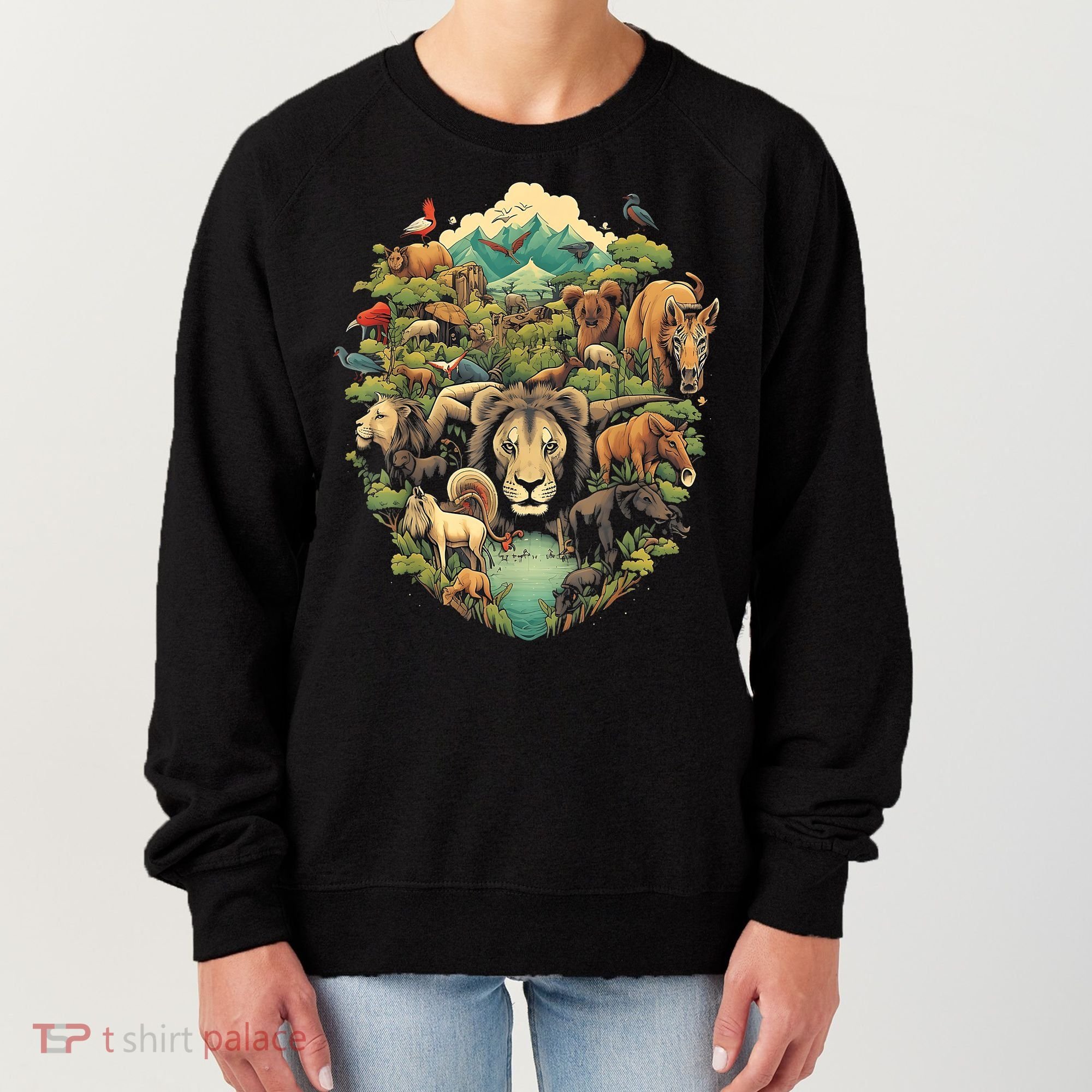 Animal Kingdom Animal Lover Nature Forest Women's Sweatshirt