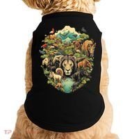 Animal Kingdom Animal Lover Nature Forest Doggie Tank thumb 0