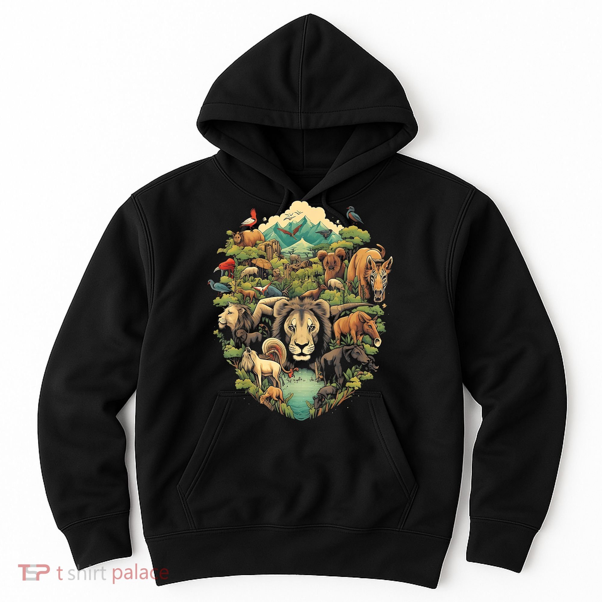 Animal Kingdom Animal Lover Nature Forest Hoodie