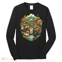 Animal Kingdom Animal Lover Nature Forest Long Sleeve Shirt thumb 0