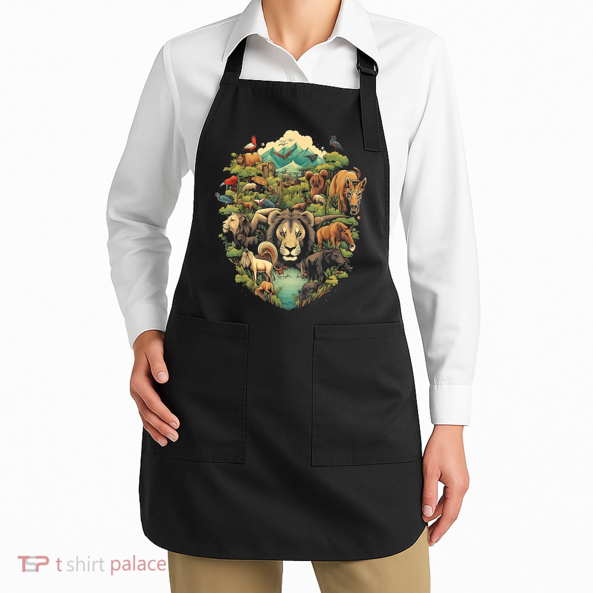 Animal Kingdom Animal Lover Nature Forest Apron