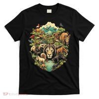 Animal Kingdom Animal Lover Nature Forest T-Shirt thumb 0