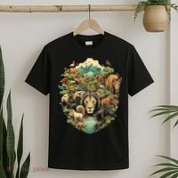 Animal Kingdom Animal Lover Nature Forest T-Shirt thumb 2