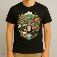 Animal Kingdom Animal Lover Nature Forest T-Shirt thumb 3