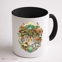 Animal Kingdom Animal Lover Nature Forest Coffee Mug thumb 1