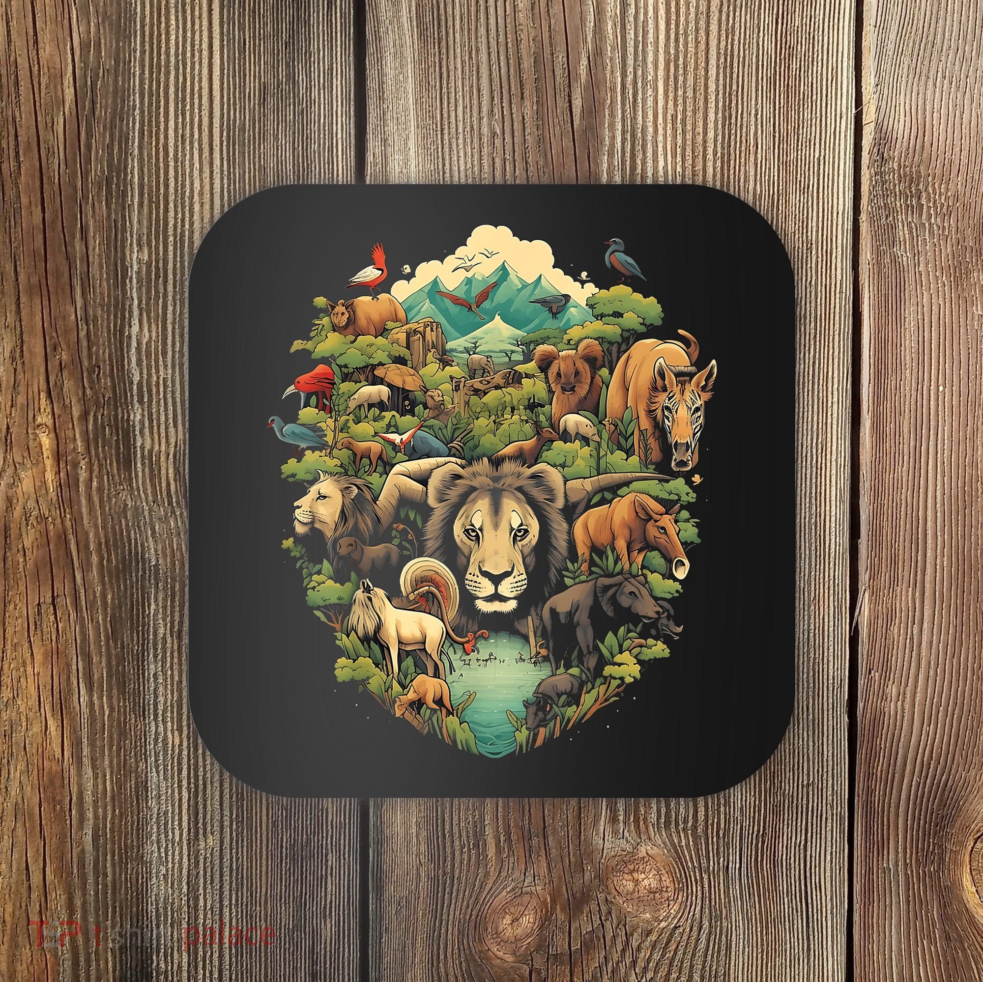 Animal Kingdom Animal Lover Nature Forest Coaster