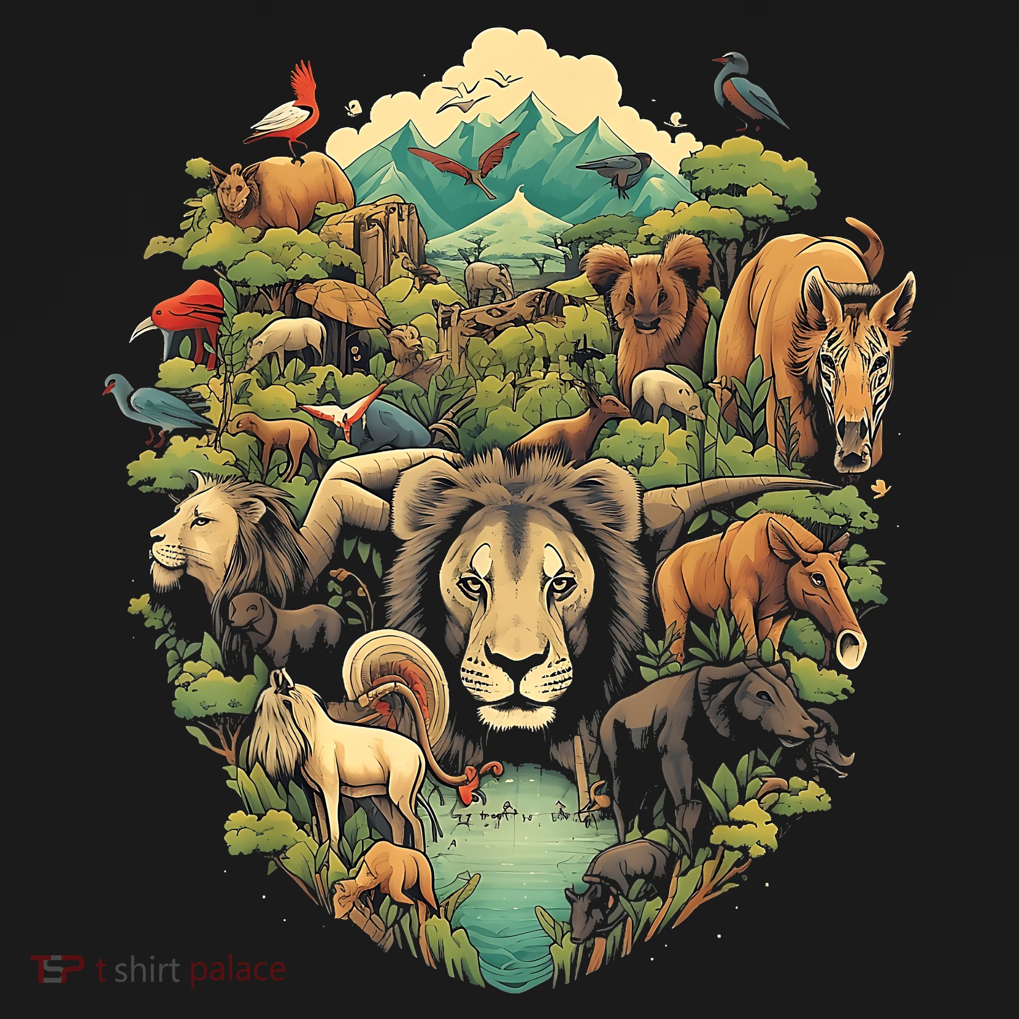 Animal Kingdom Animal Lover Nature Forest Women's Hoodie