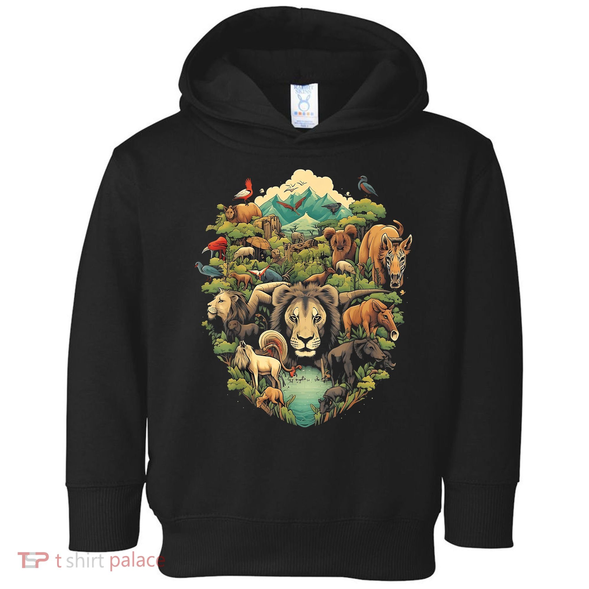 Animal Kingdom Animal Lover Nature Forest Toddler Hoodie