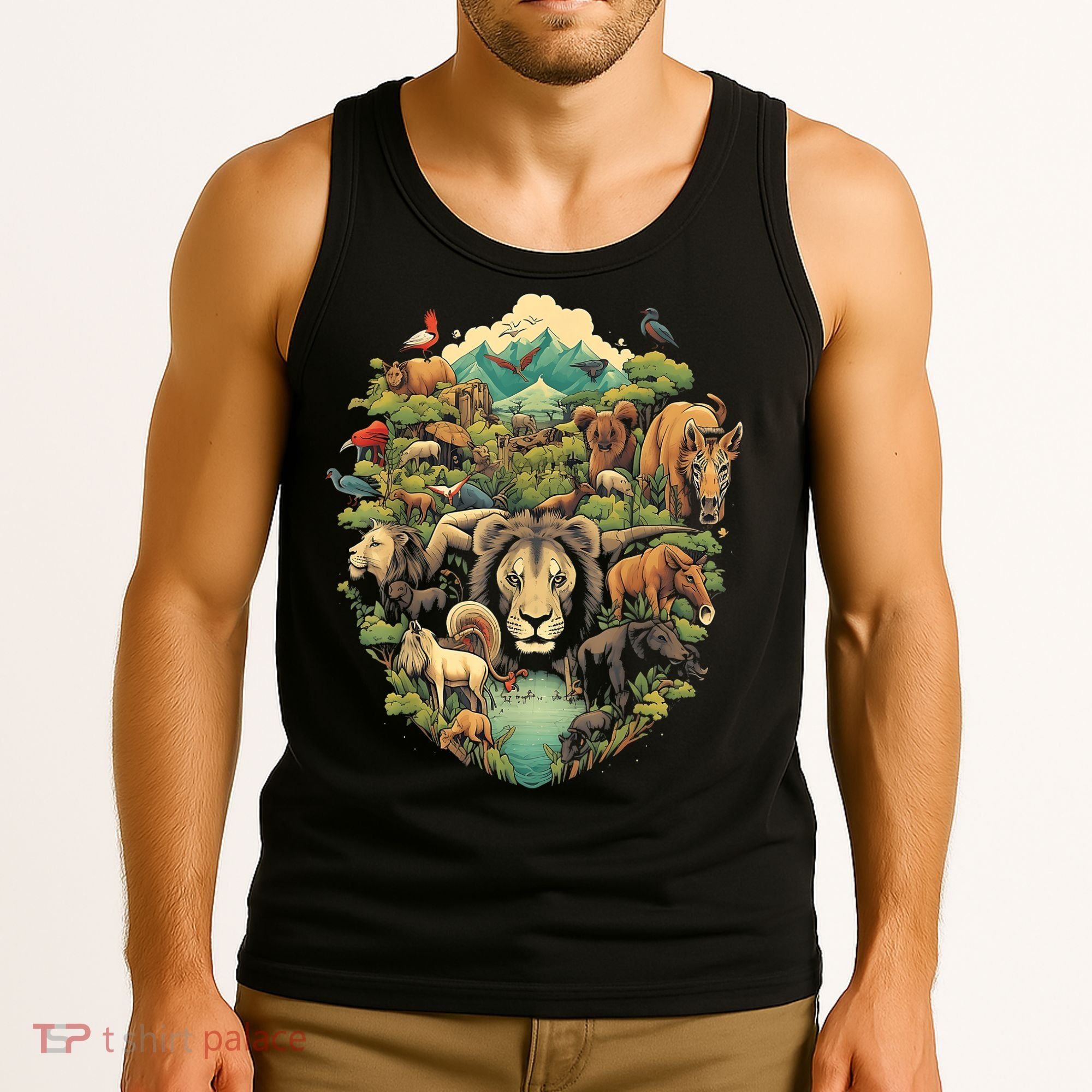 Animal Kingdom Animal Lover Nature Forest Tank Top