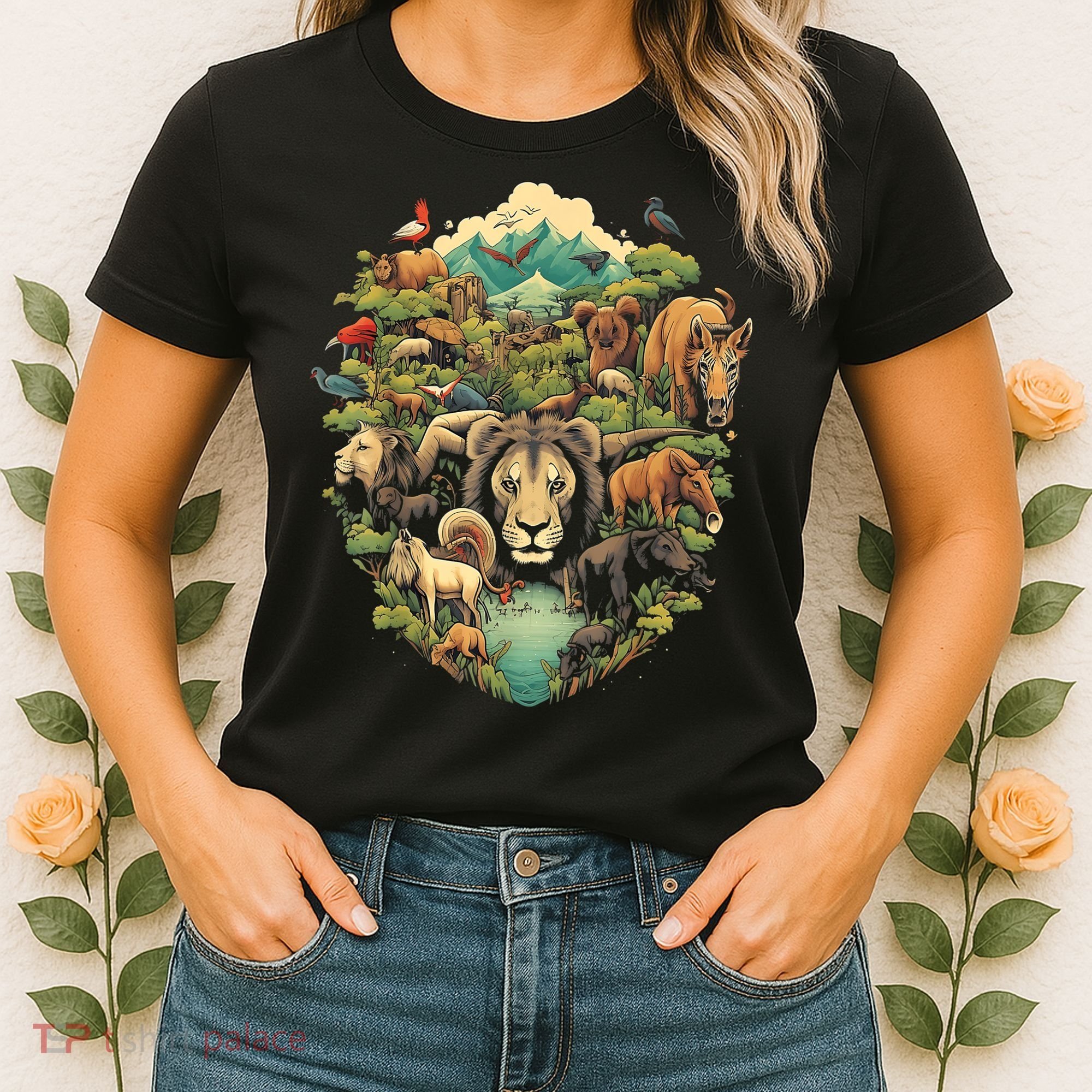 Animal Kingdom Animal Lover Nature Forest Women's T-Shirt
