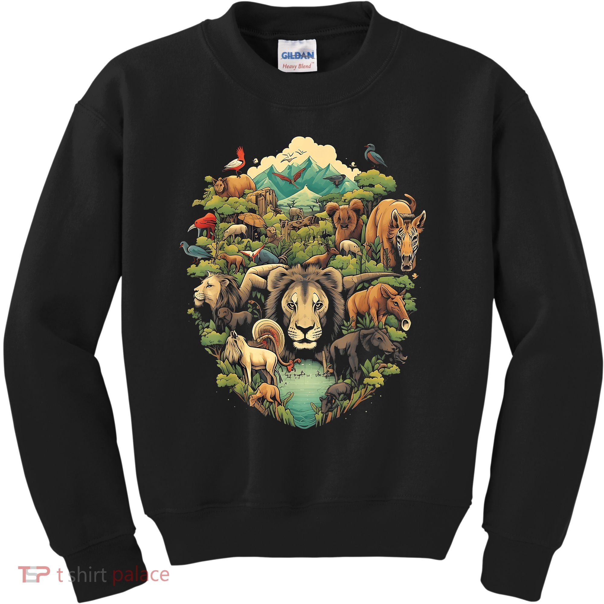 Animal Kingdom Animal Lover Nature Forest Kids Sweatshirt