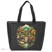 Animal Kingdom Animal Lover Nature Forest Tote Bag thumb 0