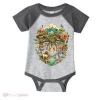 Animal Kingdom Animal Lover Nature Forest Infant Baby Jersey Bodysuit thumb 0