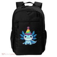 Anime Kawaii Axolotl Birthday Party Hat Backpack thumb 0