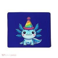 Anime Kawaii Axolotl Birthday Party Hat Mousepad thumb 0