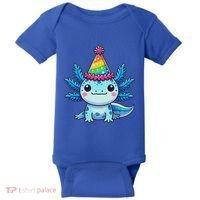 Anime Kawaii Axolotl Birthday Party Hat Baby Bodysuit thumb 0