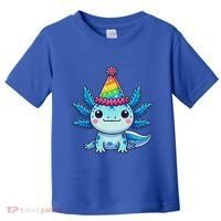 Anime Kawaii Axolotl Birthday Party Hat Toddler T-Shirt thumb 0