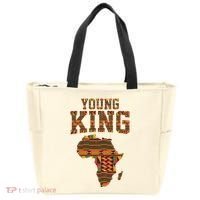 African King Art Kente Cloth African Print Tote Bag thumb 0