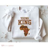 African King Art Kente Cloth African Print Sweatshirt thumb 2