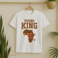 African King Art Kente Cloth African Print T-Shirt thumb 2