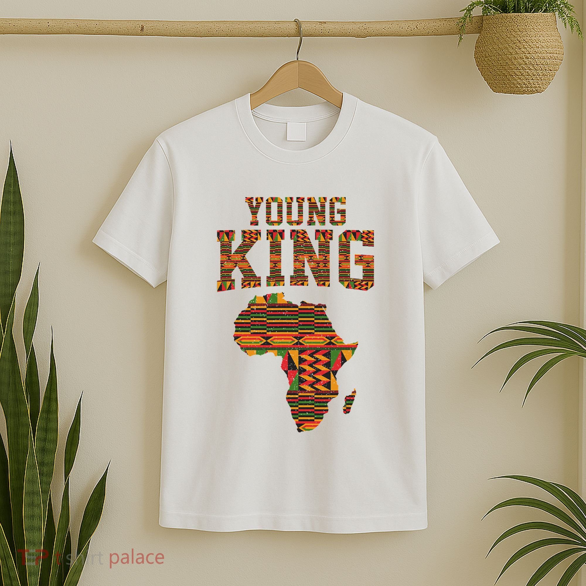 African King Art Kente Cloth African Print T-Shirt