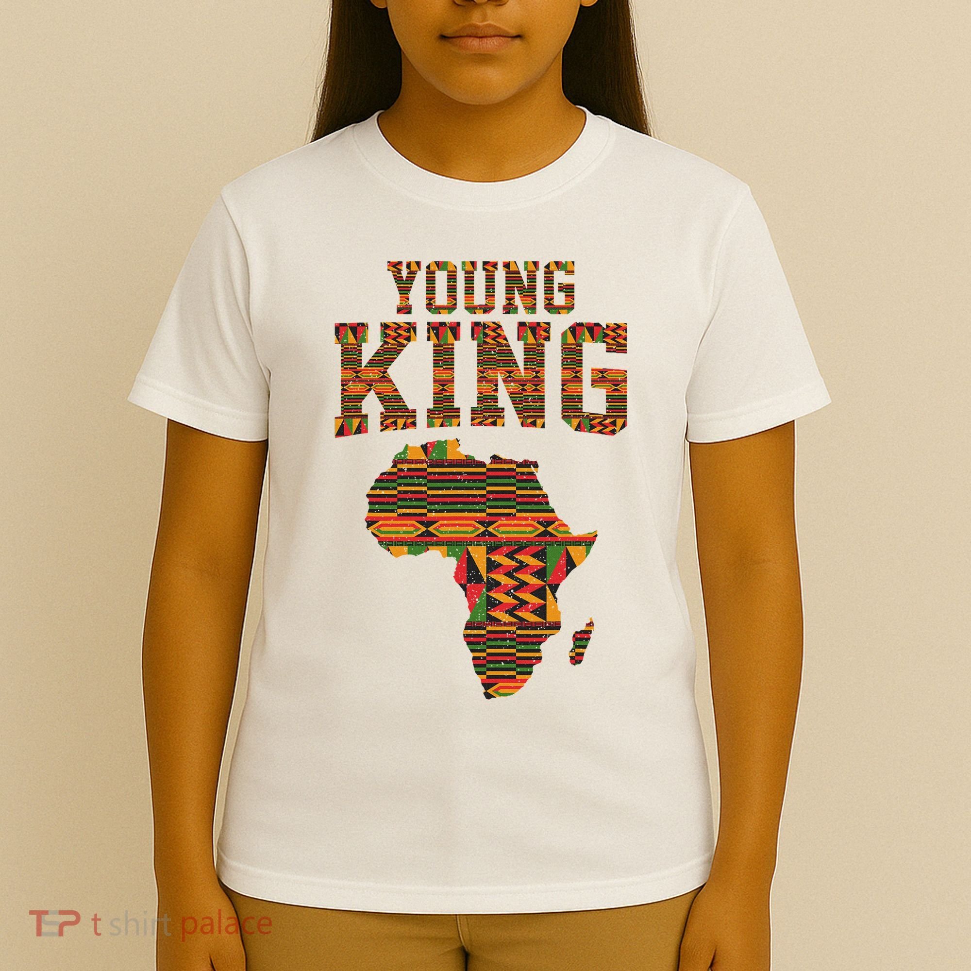 African King Art Kente Cloth African Print T-Shirt