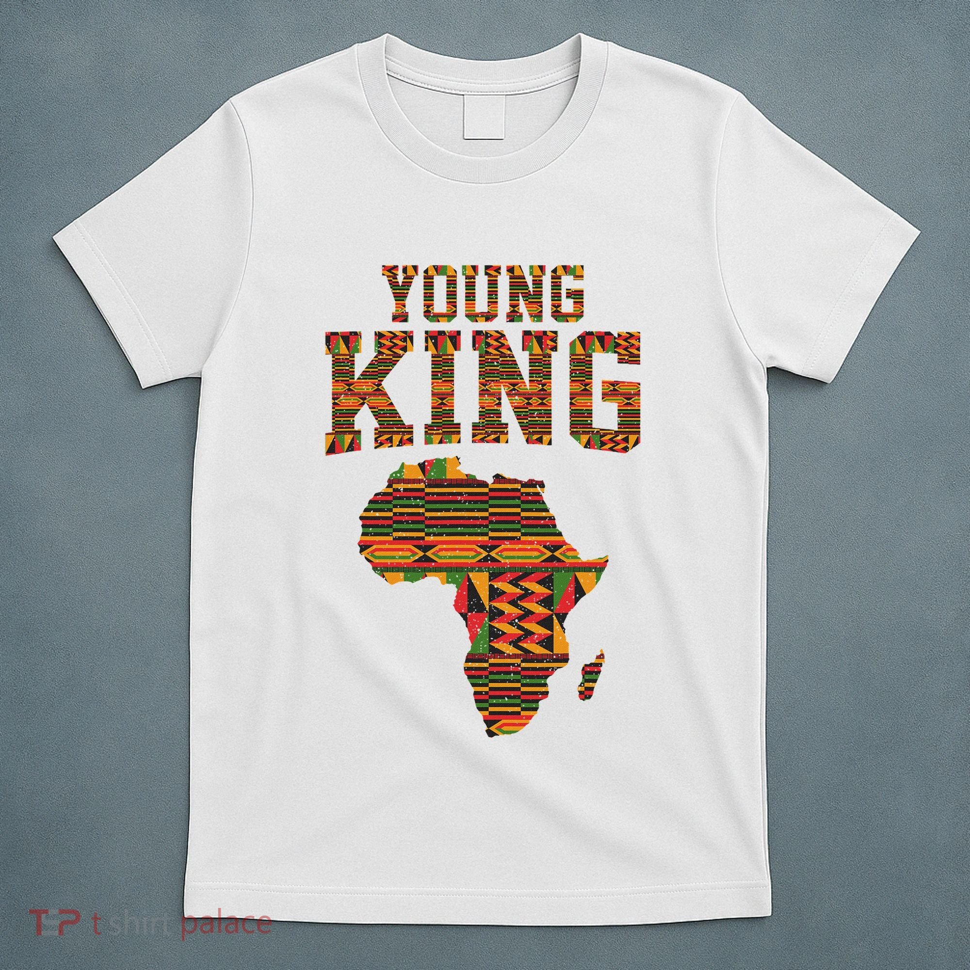 African King Art Kente Cloth African Print T-Shirt
