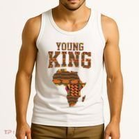 African King Art Kente Cloth African Print Tank Top thumb 3