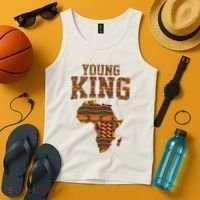 African King Art Kente Cloth African Print Tank Top thumb 4