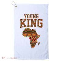 African King Art Kente Cloth African Print Golf Towel thumb 0