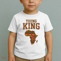 African King Art Kente Cloth African Print Toddler T-Shirt thumb 2