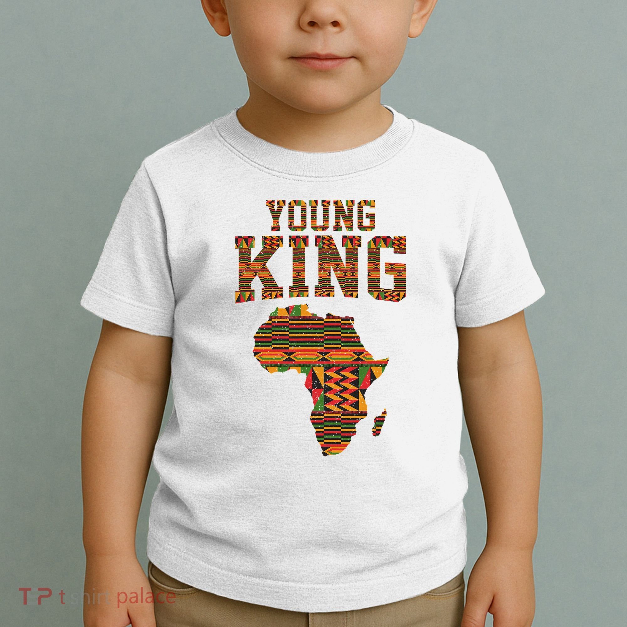 African King Art Kente Cloth African Print Toddler T-Shirt