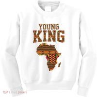 African King Art Kente Cloth African Print Kids Sweatshirt thumb 0