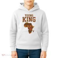 African King Art Kente Cloth African Print Kids Hoodie thumb 4