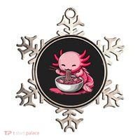 Anime Kawaii Axolotl Eating Ramen Noodles Gift Ornament thumb 0
