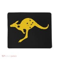 AUSTRALIA KANGAROO AUSSIE ROO FLAG ROUNDEL SPORTS MILITARY Mousepad thumb 0