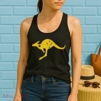 AUSTRALIA KANGAROO AUSSIE ROO FLAG ROUNDEL SPORTS MILITARY Women's Tank Top thumb 2