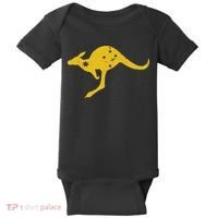 AUSTRALIA KANGAROO AUSSIE ROO FLAG ROUNDEL SPORTS MILITARY Baby Bodysuit thumb 0